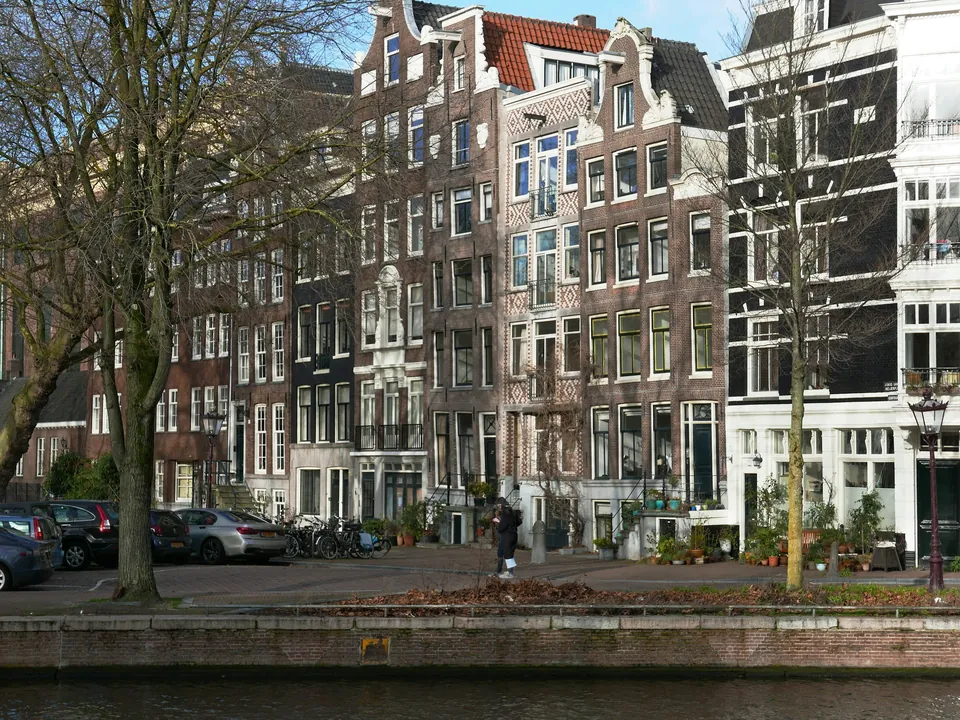 Details van Amsterdamse gevels